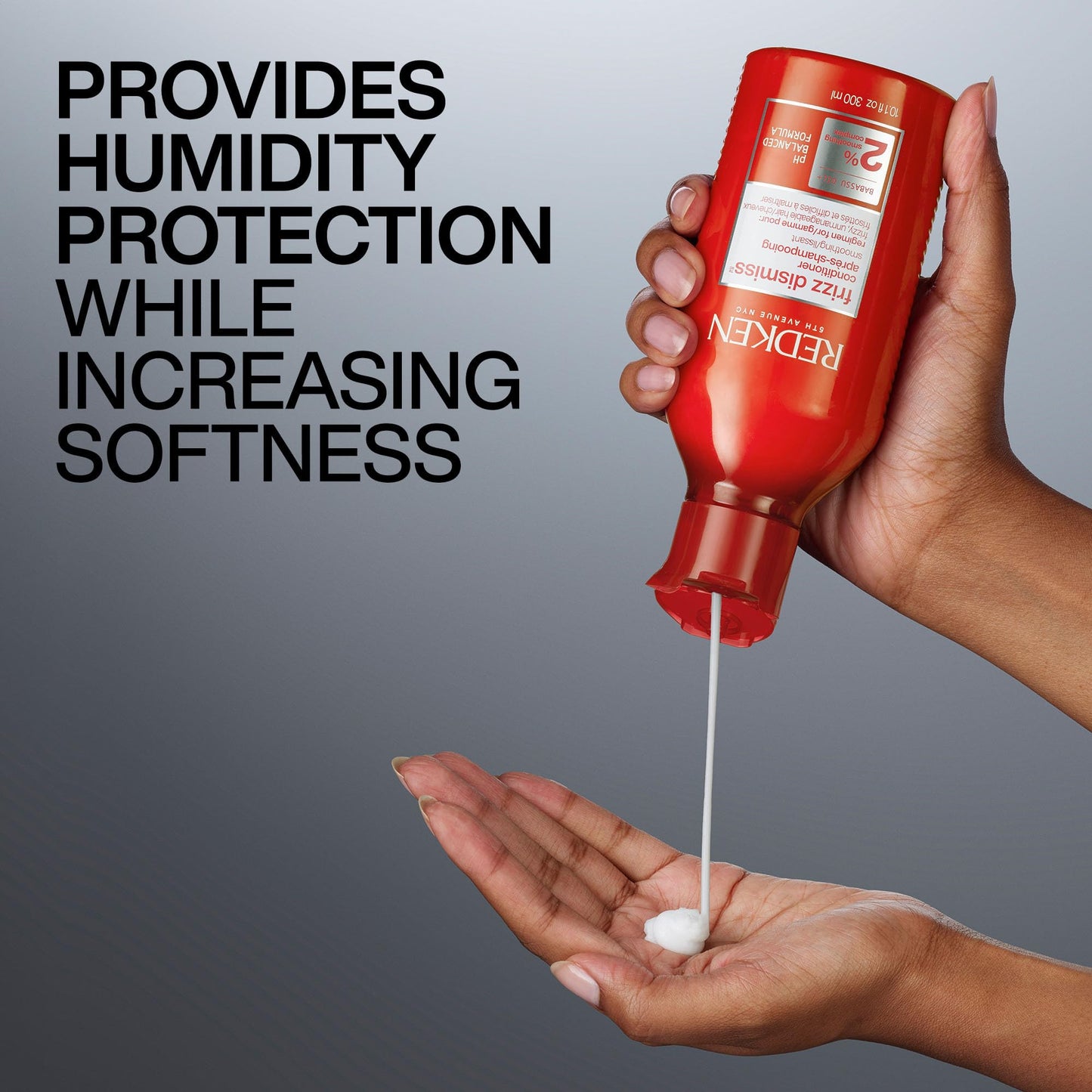 Redken Frizz Dismiss Conditioner – For Smoother Hair, 33.8 Fl Oz