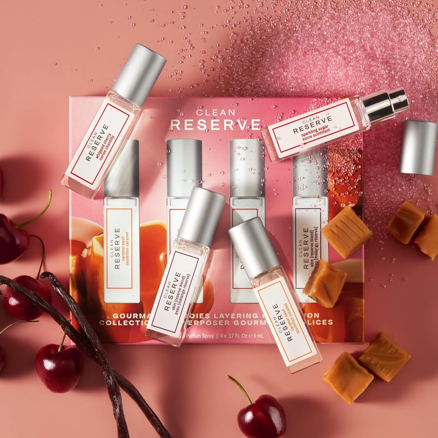 CLEAN RESERVE Fragrance Discovery Gift Set - Layerable Travel Mini Perfumes | Vegan & Long Lasting