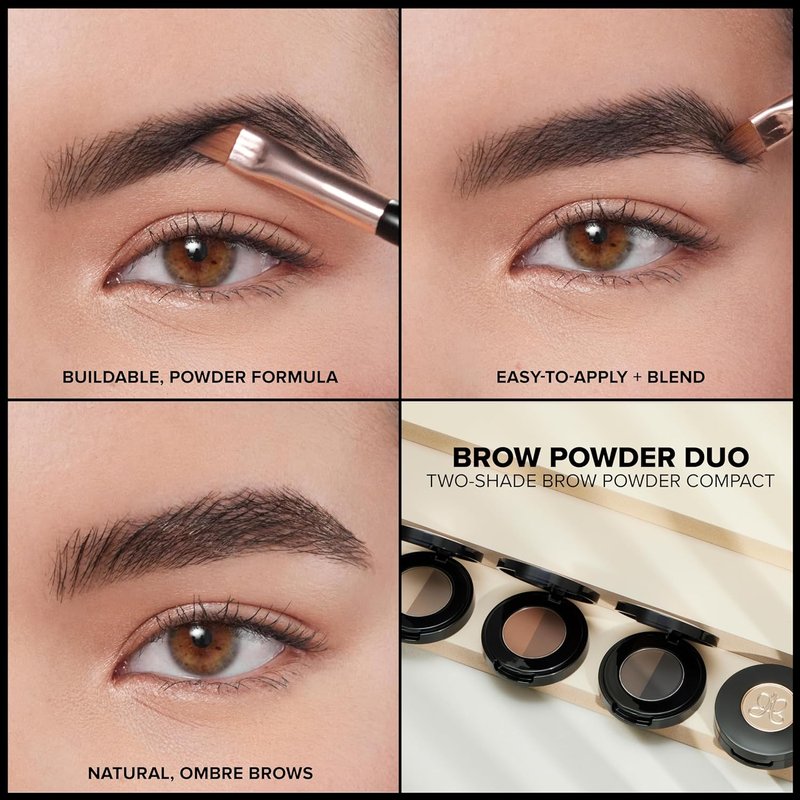 Anastasia Beverly Hills Brow Powder Duo - High-Pigment Brow Powder Compact | Blendable Formula, Travel Case