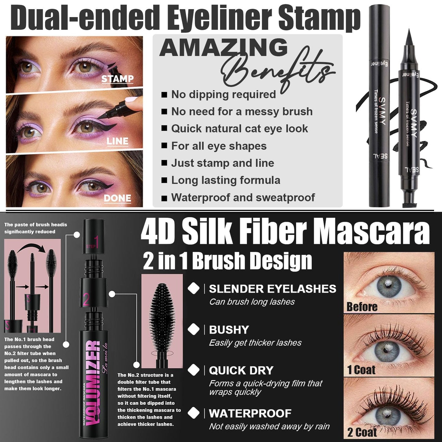 Makeup Kit for Women - All-in-One Travel Gift Set with Eyeshadow, Foundation, Lipstick & More | Complete Beauty Essentials