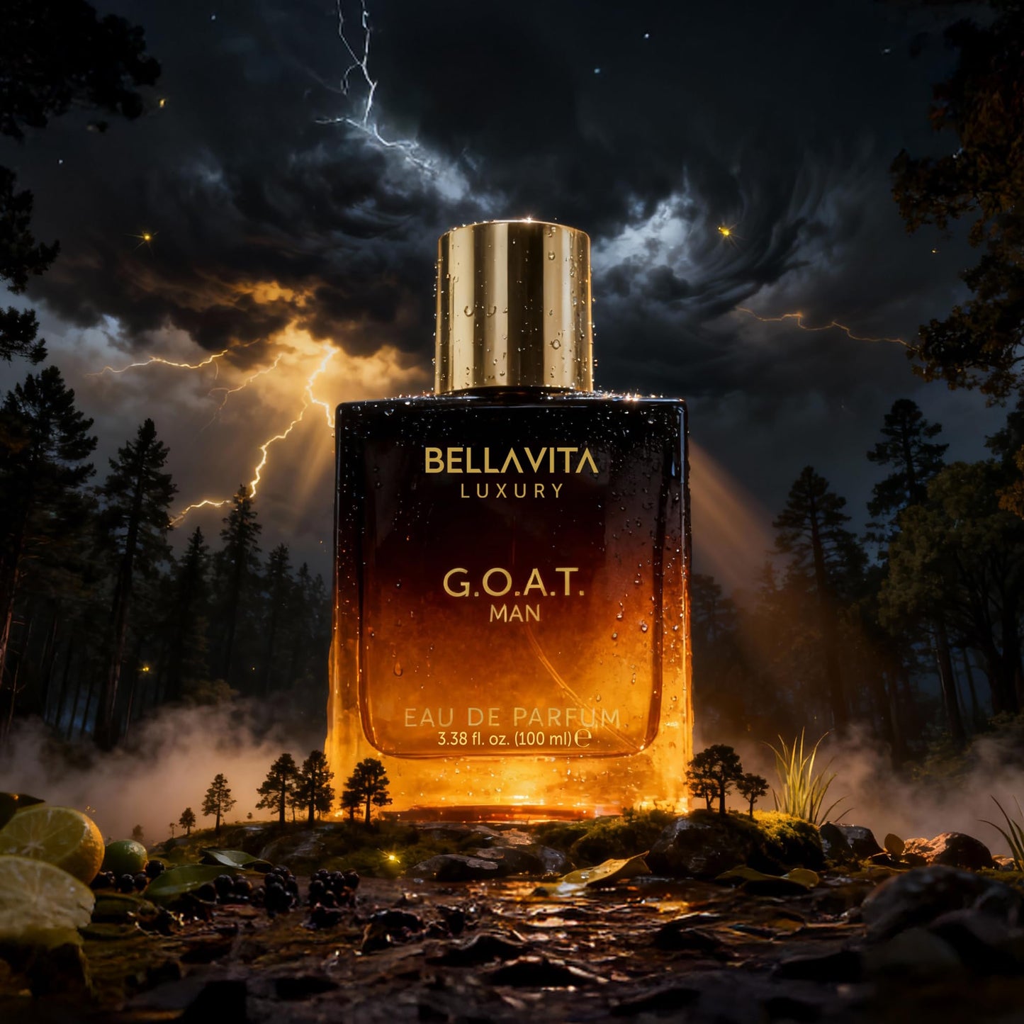 Bellavita Luxury G.O.A.T. Eau de Parfum | 100 ml | Perfume for Men