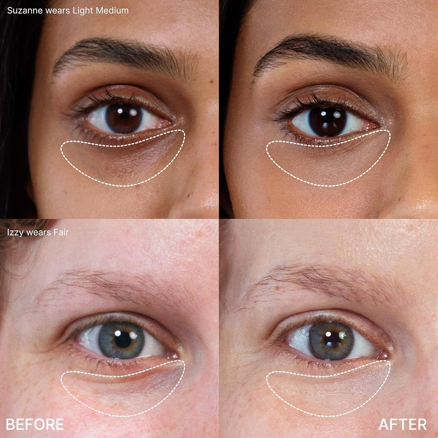 Winky Lux Peeper Perfect Under Eye Concealer - Full Coverage Dark Circle Corrector with Collagen & Hyaluronic Acid | Very Fair