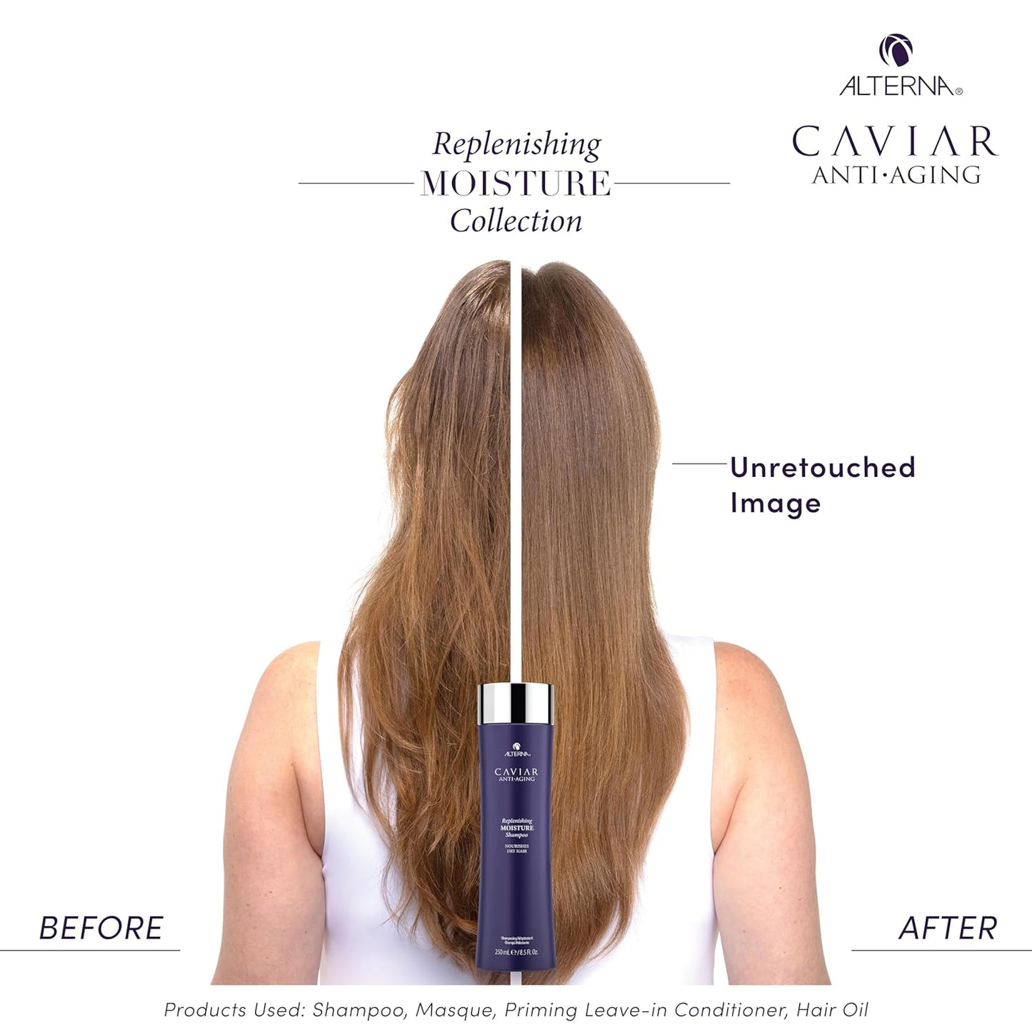 Alterna CAVIAR Anti-Aging Moisture Shampoo - Hydrating Formula for Dry, Brittle Hair | Sulfate Free