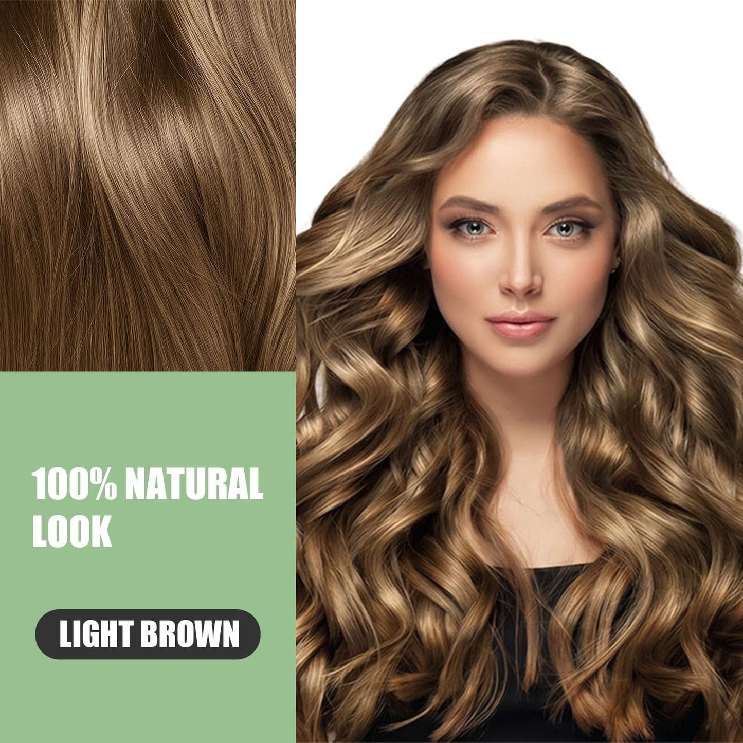 FARNDU Light Brown Hair Dye Shampoo 3 in 1 with Argan Oil – 10-15 Min Gray Coverage, Natural Instant Hair Color Shampoo for Women and Men, Ammonia & Paraben Free, Long-Lasting Up to 6 Months