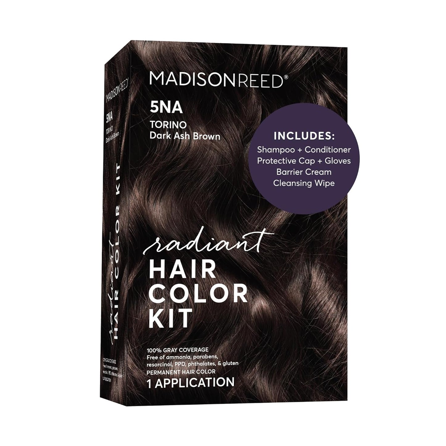 Madison Reed Radiant Hair Color Kit - 5RV Dark Garnet Red | Vivid Permanent Dye for Bold Color & Maximum Shine