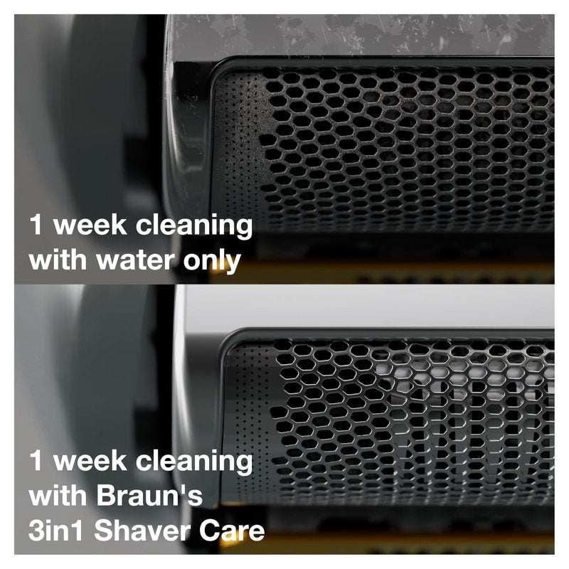 Braun Clean & Renew Refill Cartridges CCR, Replacement Shaver Cleaner Liquid Solution for Clean&Charge System, Pack of 3