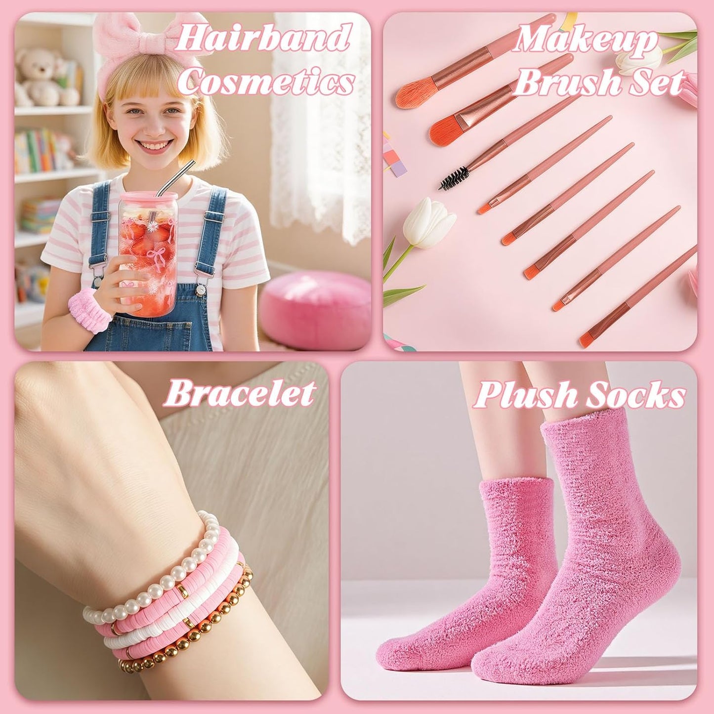 Exquisite Birthday Gifts for Girls & Teens | Unique Gift Baskets for Women - Pink
