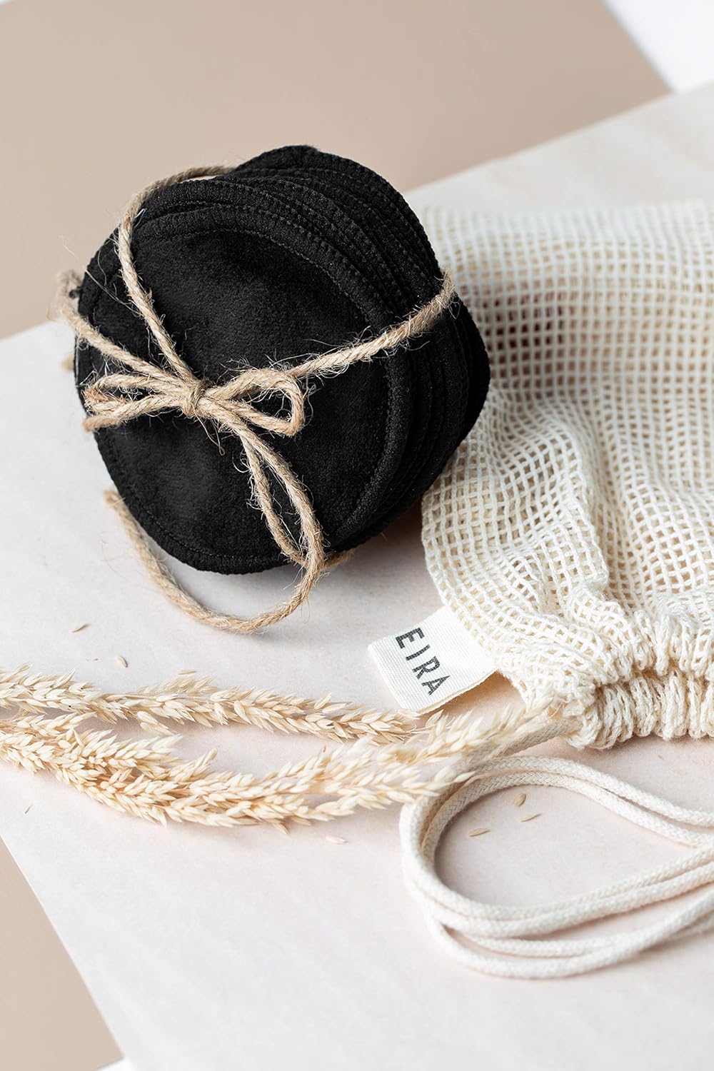 Reusable Makeup Remover Pads - Eco-Friendly Bamboo Cotton Rounds for Sensitive Skin | Washable Set with Holder