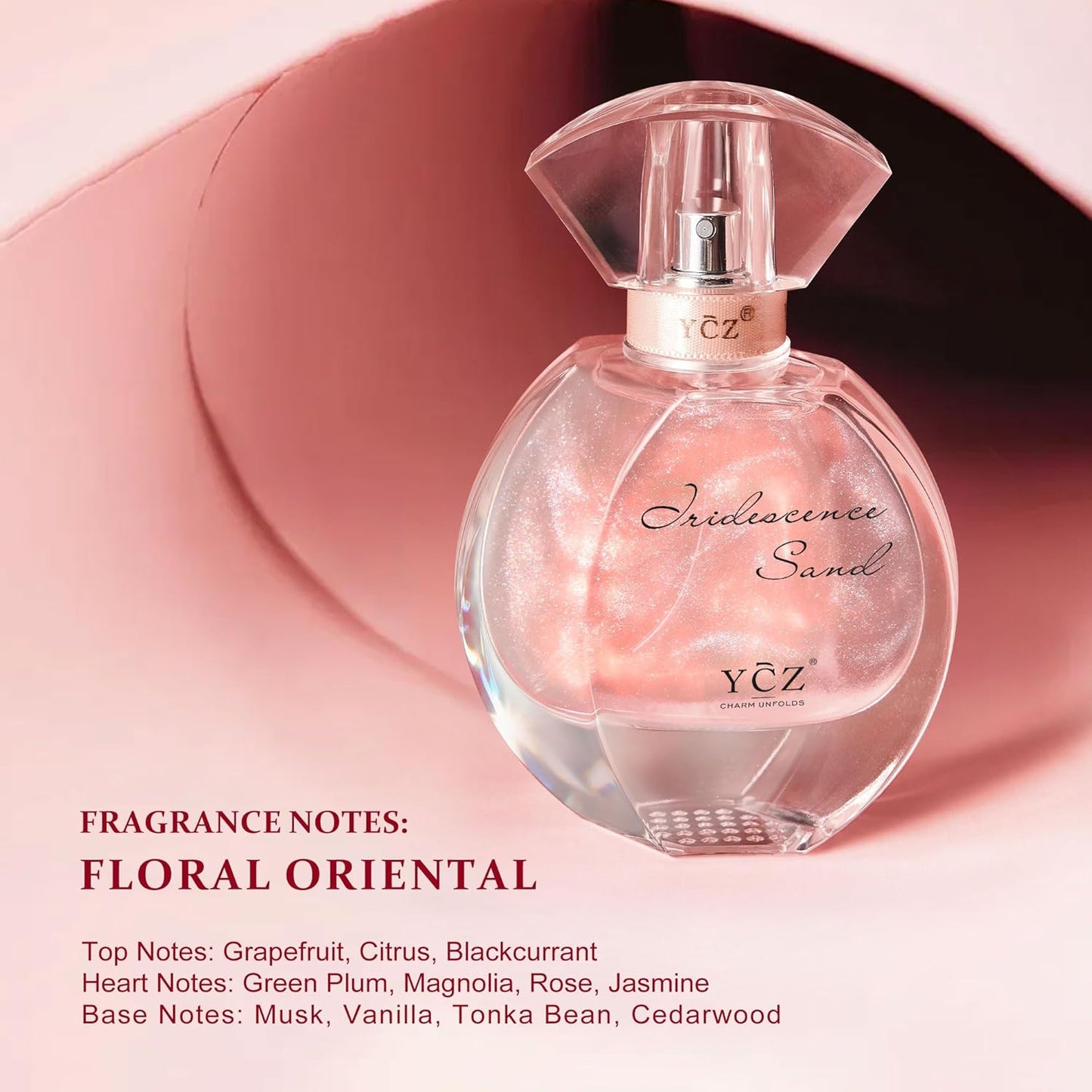 Golden Sands Women's Perfume Gift Set - 3-Piece Floral Oriental Fragrance with Grapefruit & Rose Notes | Elegant Gift Box, Long-Lasting Sillage