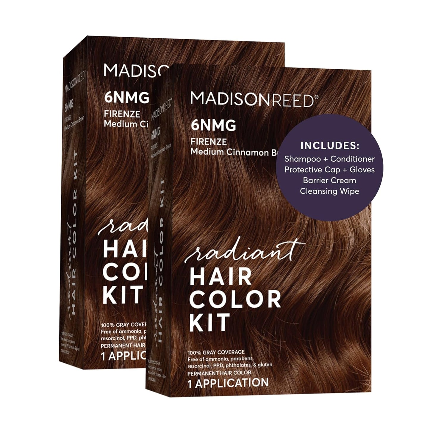 Madison Reed Radiant Hair Color Kit - 5RV Dark Garnet Red | Vivid Permanent Dye for Bold Color & Maximum Shine