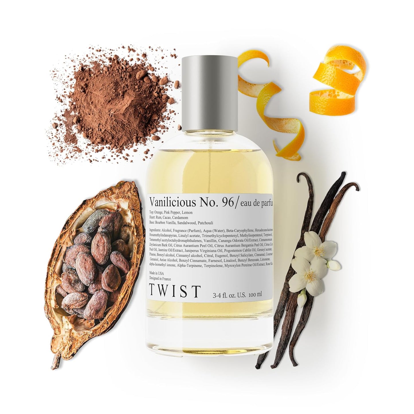 Eau De Parfum Inspired by Burberry Her - Long-Lasting Strawberry & Vanilla Fragrance Spray | 100 ml | Vegan & Clean Ingredients