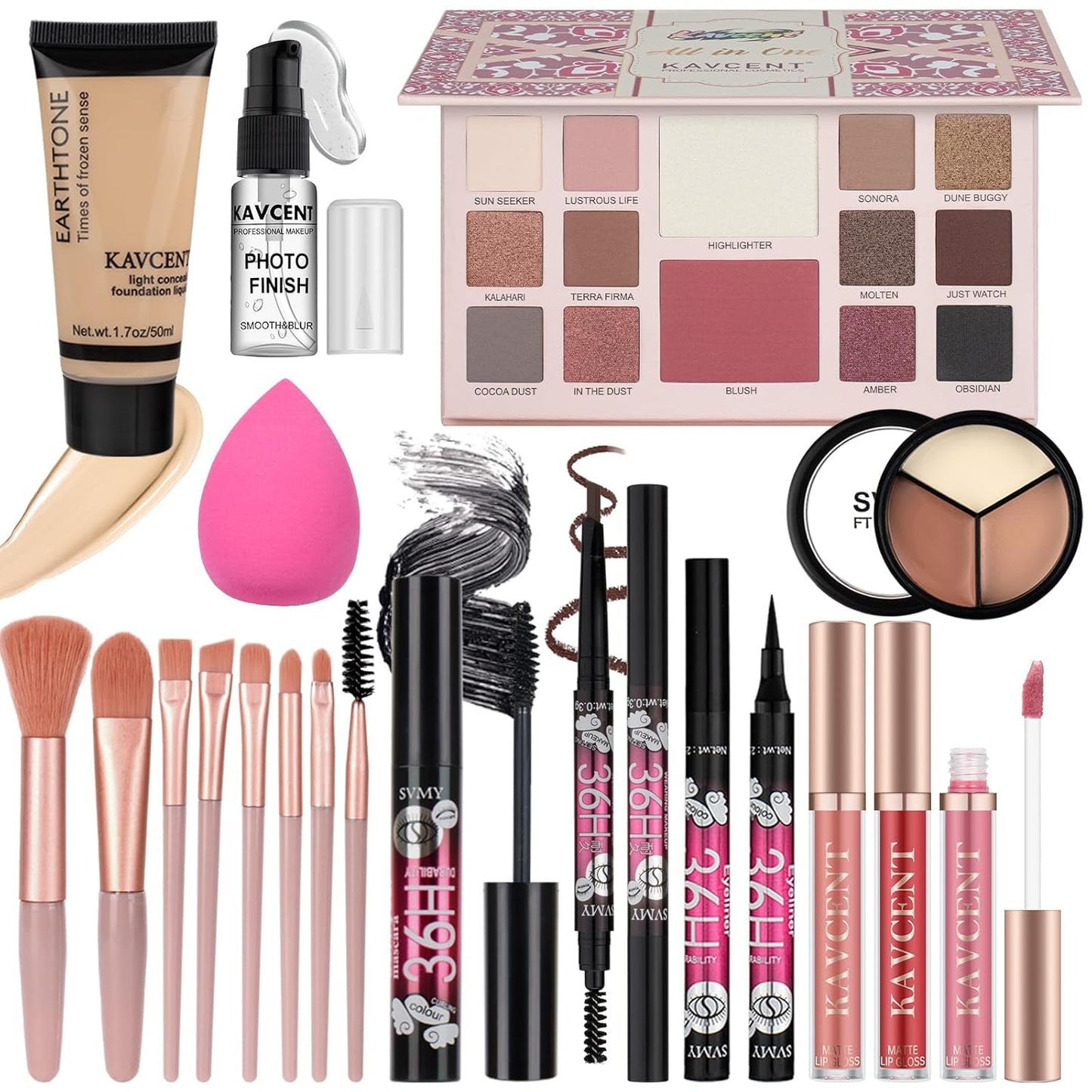 Makeup Kit for Women | Complete Makeup Set for Teens - Eyeshadow Palette & Accessories