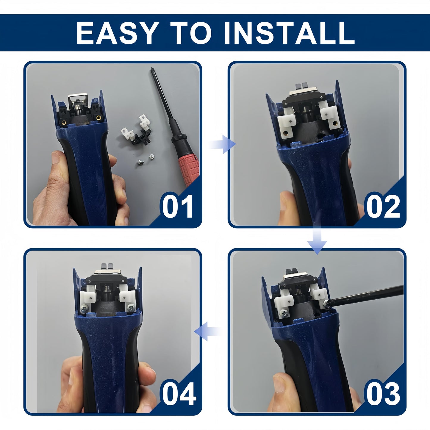 DODAER Upgrade Metal Blade Drive Assembly Lever Compatible with Andis AG & AGC pet Clipper (5 Pack)