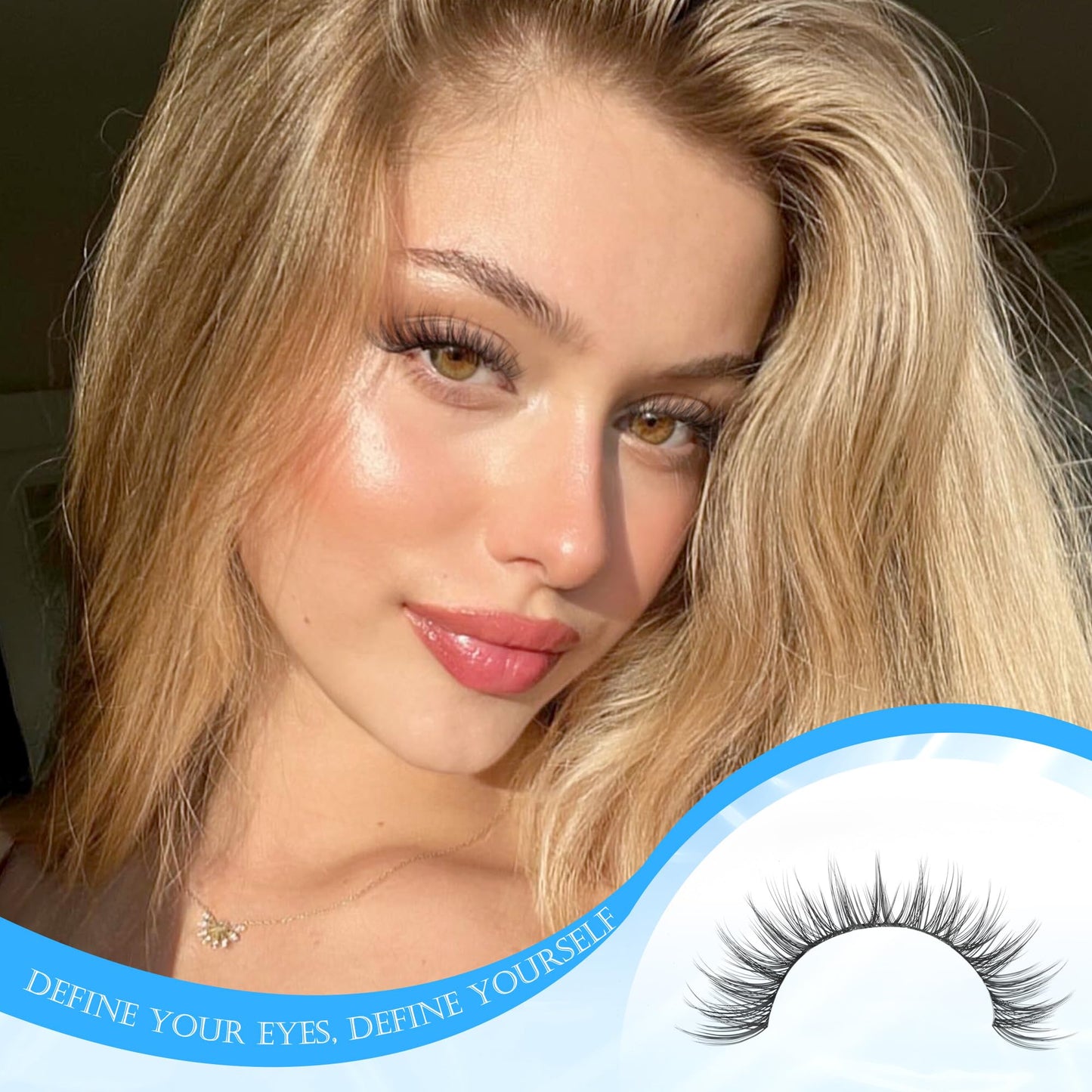 PHKERATA 14mm Natural Cluster Lashes Wispy Eyelash Clusters DIY Individual Lashes C Curvature Eyelash Extensions for Daily Wear with Soft Lash Band