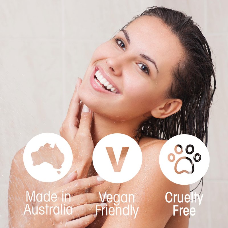 Bump eRaiser Zesty Wash 8.4 fl oz — Daily Cleansing Wash for Ingrown Hairs & Razor Bumps | With Orange Oil & Tea Tree| Gentle Exfoliating Body & Face Wash | Vegan, Made in Australia