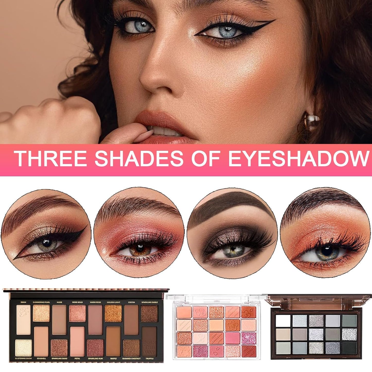 Makeup Kit for Women - All-in-One Travel Gift Set | Eyeshadow, Lipstick, Eyeliner & Brushes