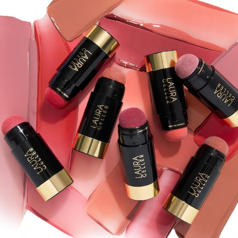 Laura Geller Serum Blush Tint - Lightweight Liquid Blush for Cheeks | Practical Pink, Watercolor Finish