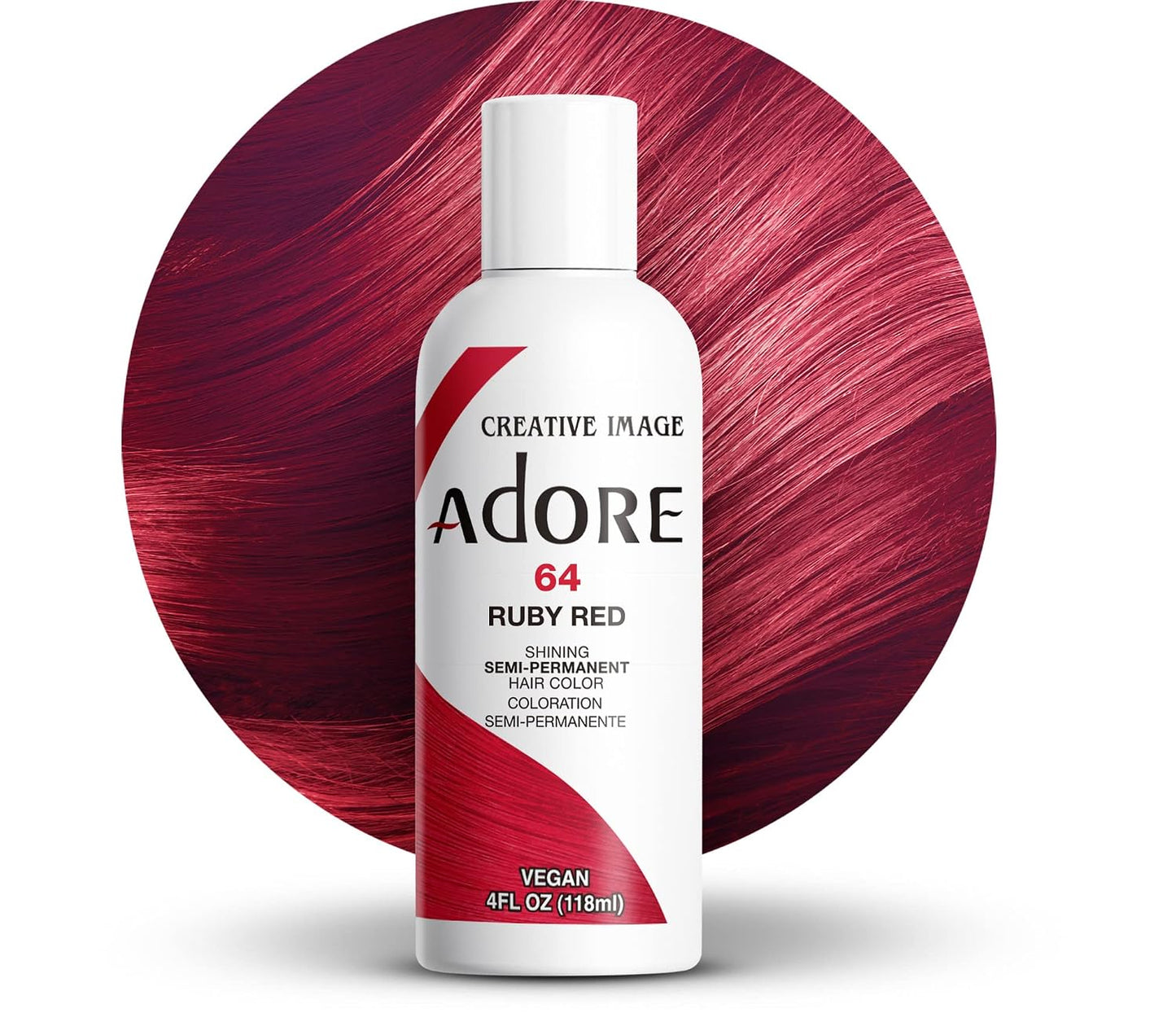 Adore Semi Permanent Hair Color - Mystic Grey | Vegan, Ammonia-Free Hair Dye | 4 Fl Oz