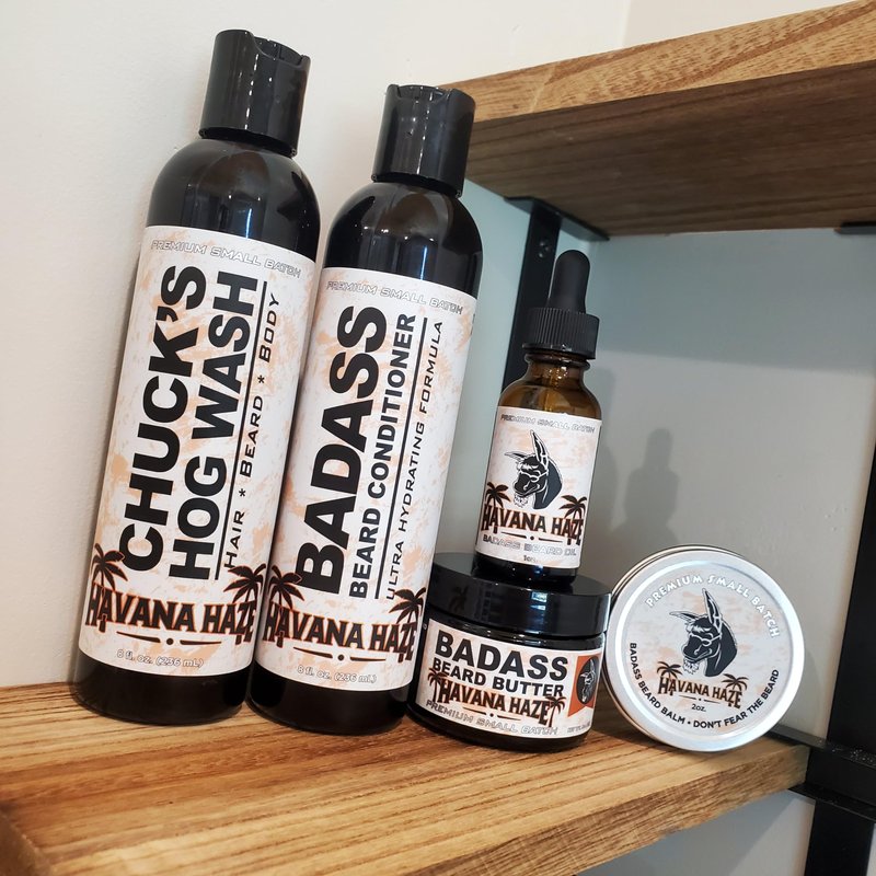 Badass Beard Care Beard Oil and Balm Trial Pack For Men - Havana Haze - Natural Ingredients, Keeps Beard and Mustache Full, Reduce Itchy, Flaky Skin, Promote Healthy Growth