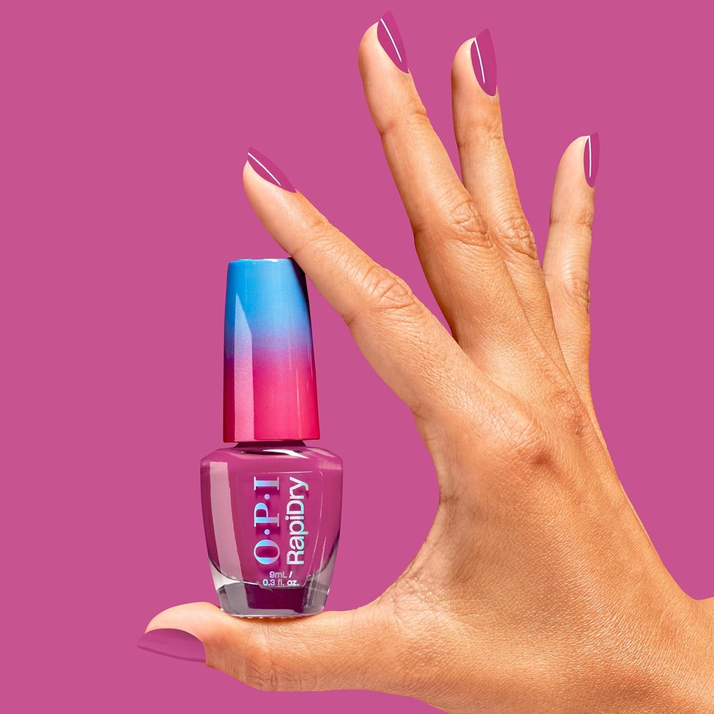 OPI RapiDry Quick Dry Nail Polish - Opaque Crème & Shimmer Winter Shades | Smudge-Proof, Fast-Drying Vegan Formula