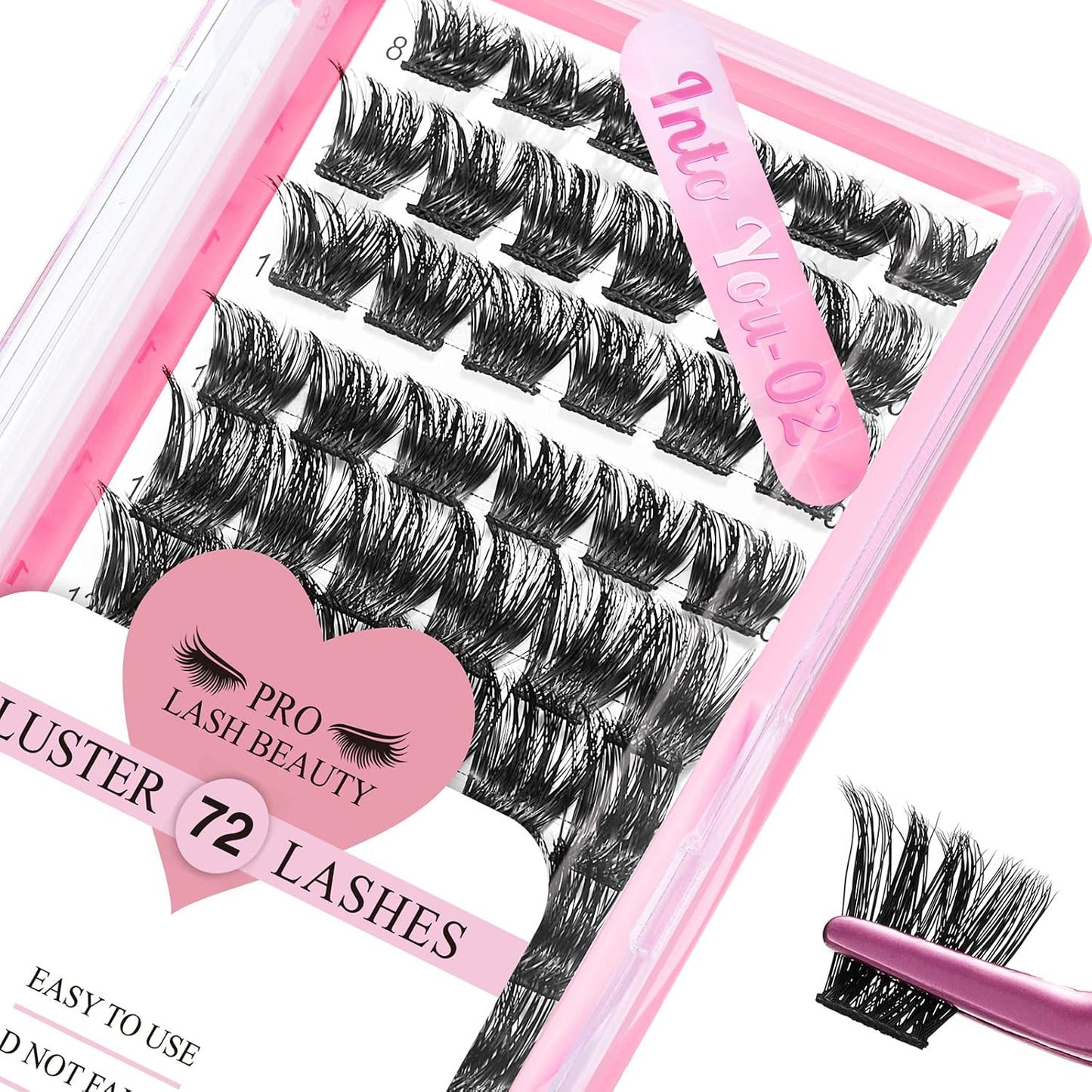 Lash Cluster Glue - Upgraded 2-in-1 Black Bond & Seal for Eyelash Clusters | Waterproof, Long-Lasting (10ml)