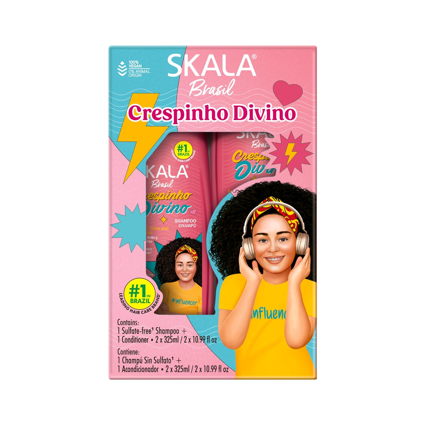 SKALA KIT SH + COND SK CRESPO DIV KIDS 325ML CX06 EXP