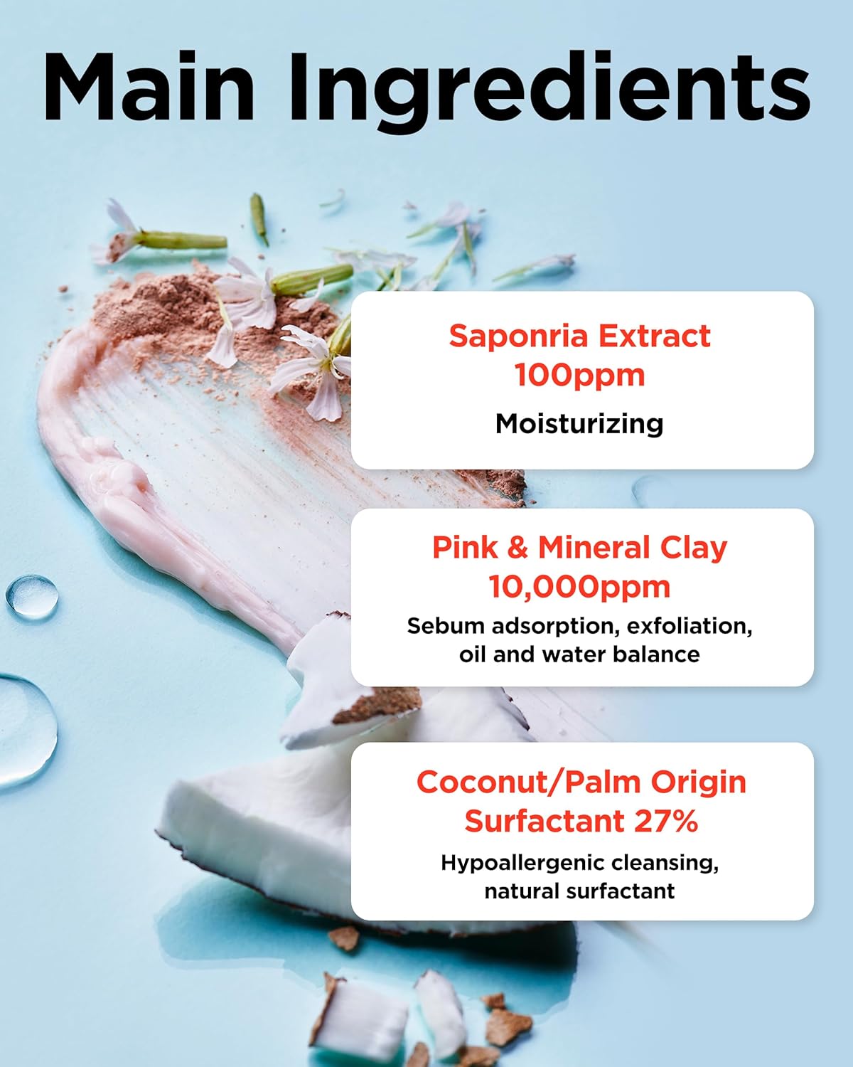 Coconut Clay Cleansing Foam - Deep Cleanse & Purify Skin | 150 ml