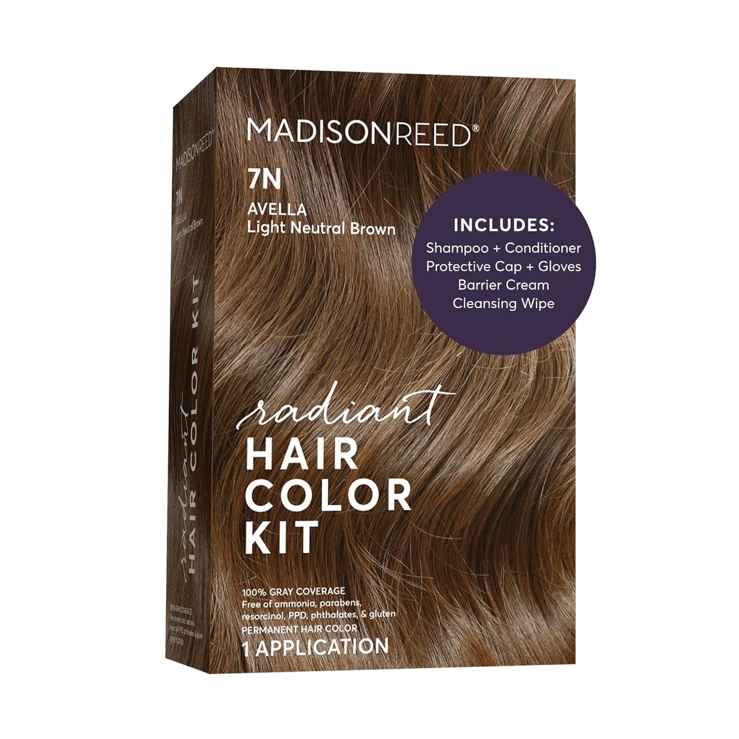 Madison Reed Radiant Hair Color Kit - 5RV Dark Garnet Red | Vivid Permanent Dye for Bold Color & Maximum Shine