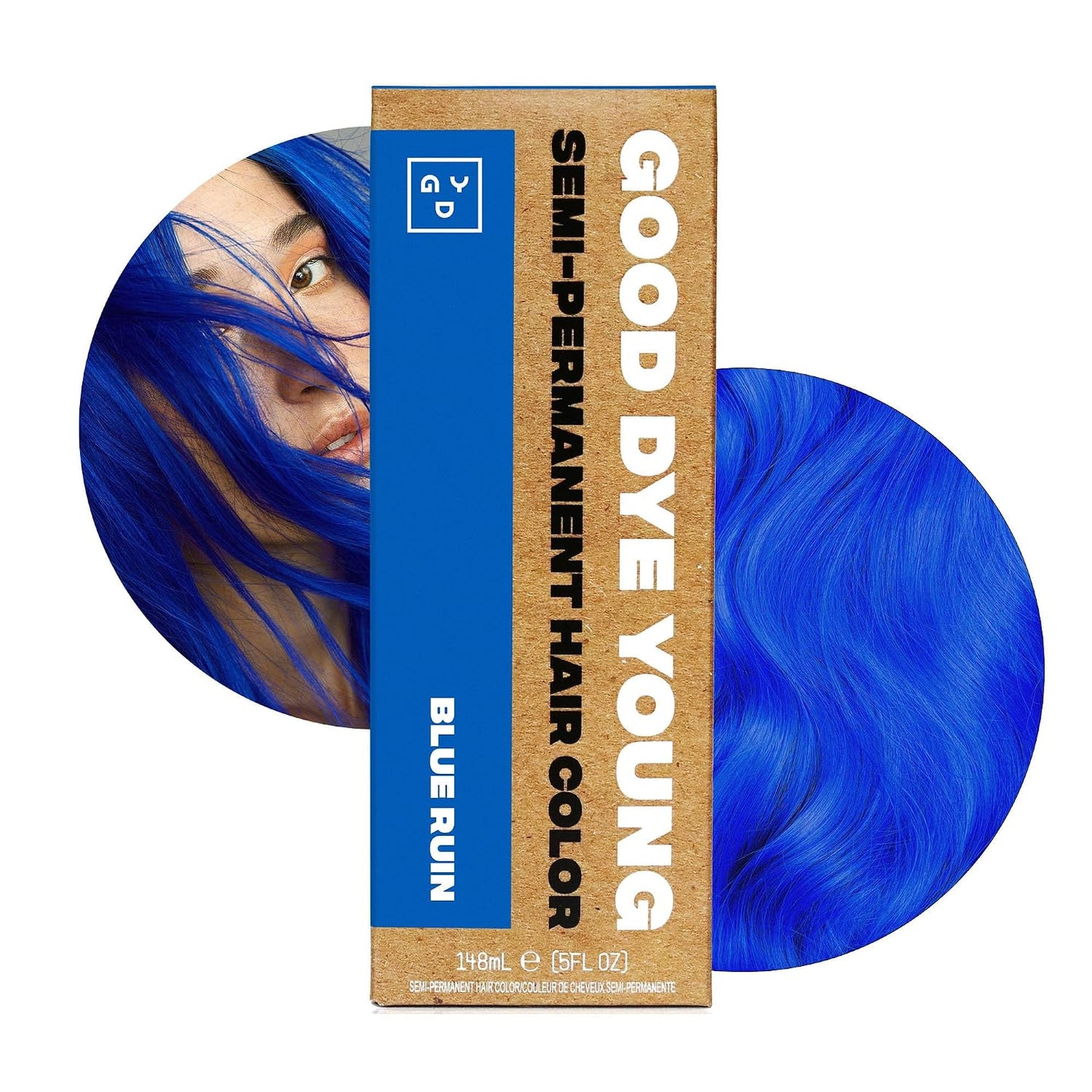 Good Dye Young Semi-Permanent Hair Color - Vegan Pink Hair Dye for Non-Damaging Color | 5 FL OZ, Lasts Up to 24 Washes