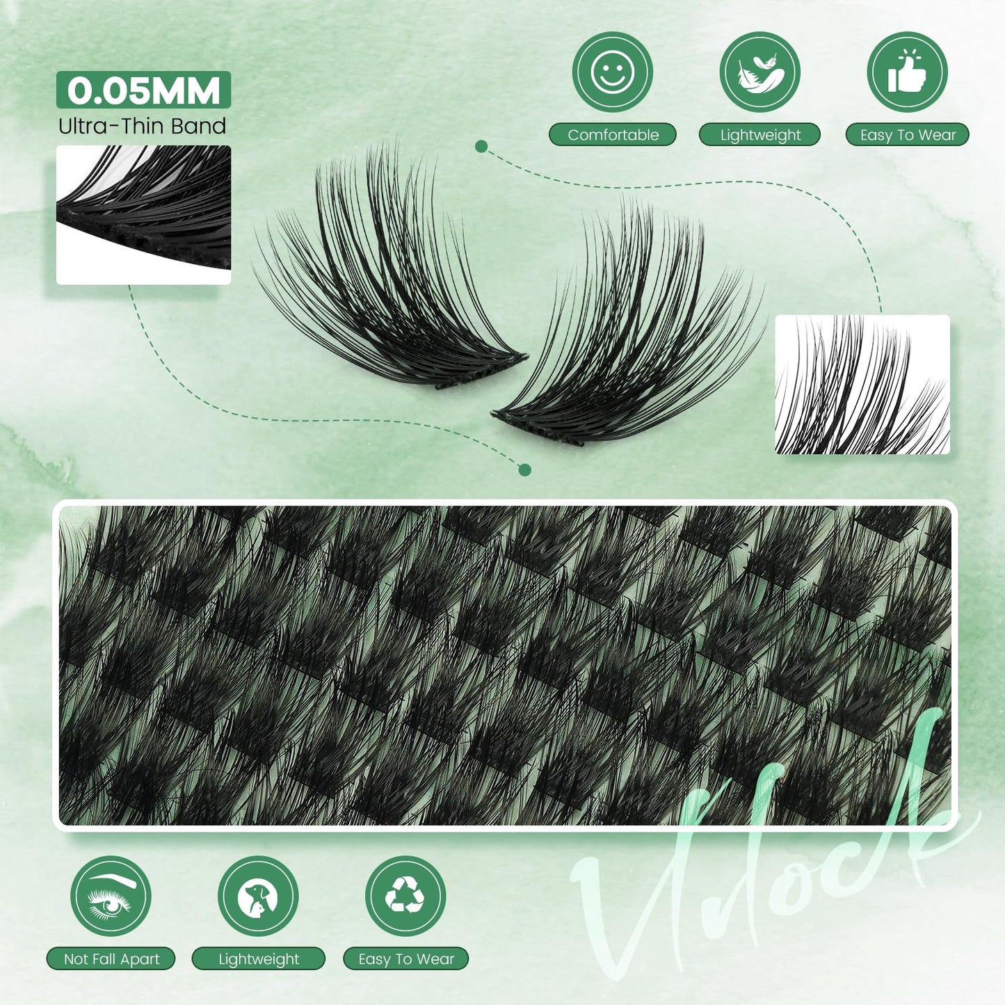 Enchantress Lash Clusters DIY Lash Extensions Individual Lashes Waterproof Long-Lasting Fluff & Weightless Look with Ultra-Thin Band Glue Remover Tweezer for Beginners(Enchantress Lashes, 10-18mm)
