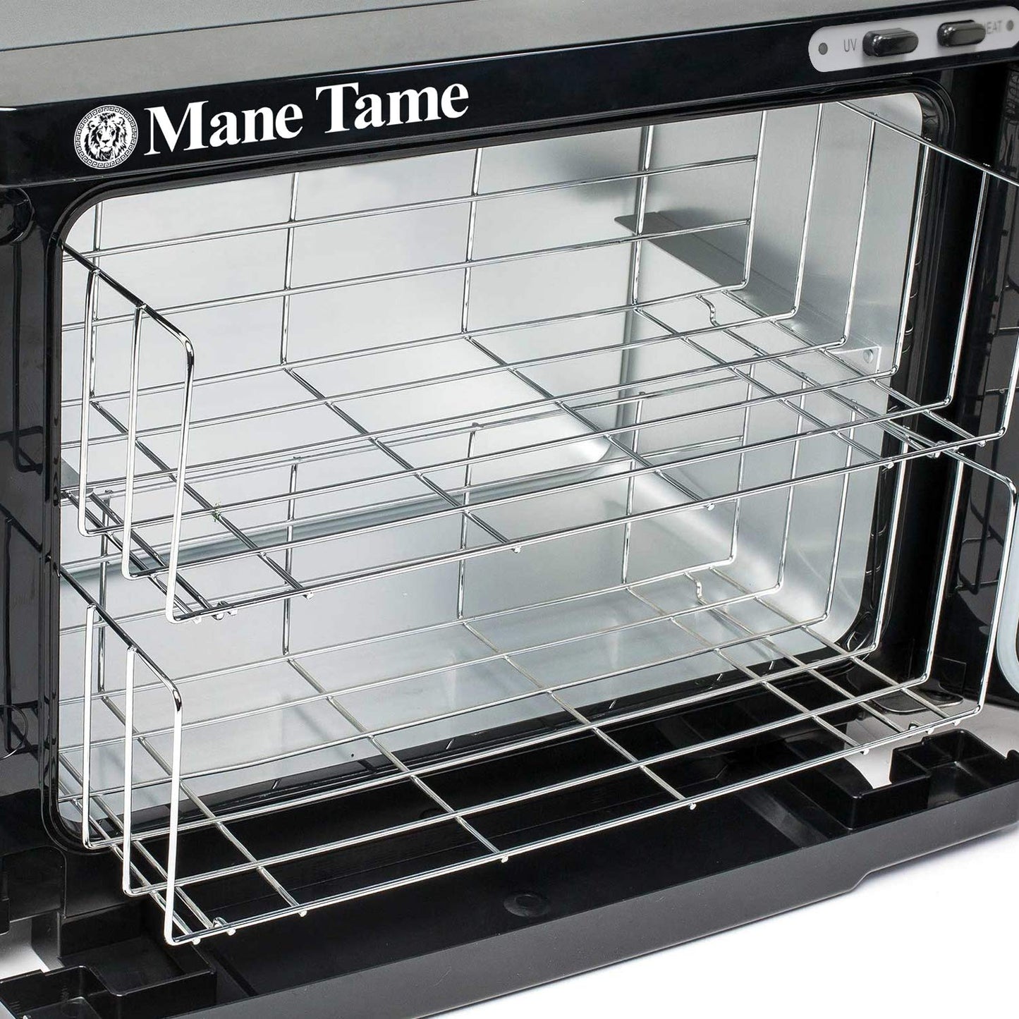 MANE TAME Professional Barber Large Towel Warmer With UV - Pre-Hot Towel Facial Shave Cabinet comfortably fits (28) 15" x 28" Towels