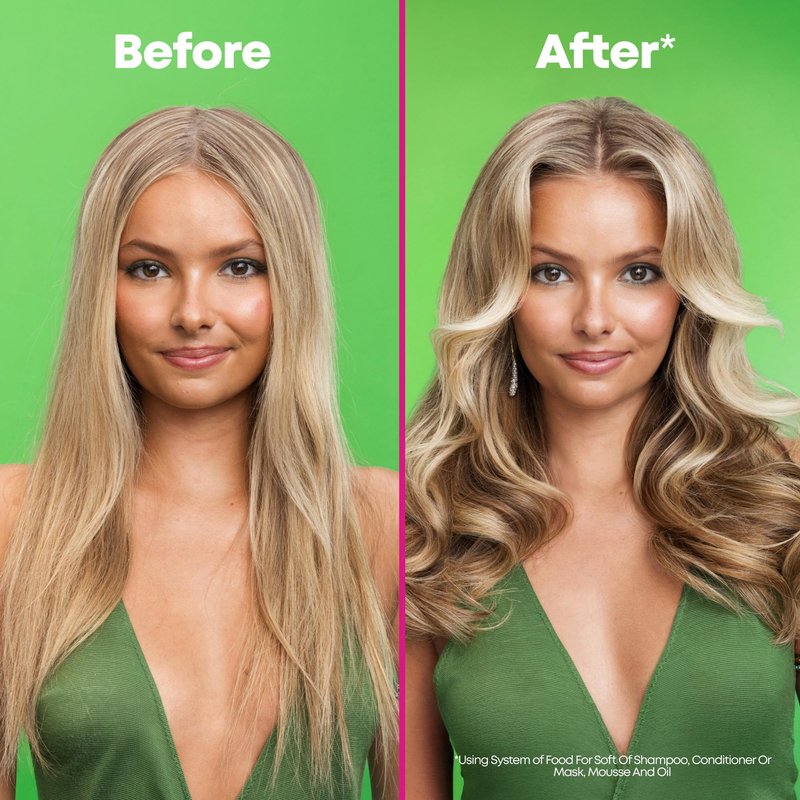 Matrix Food For Soft XXL Big 'N Soft Extra Volumizing Hydrating Mousse - Adds 2X Volume While Hydrating and Softening, With Avocado Oil and Hyaluronic Acid, For All Hair Types, 7.1 Fl Oz