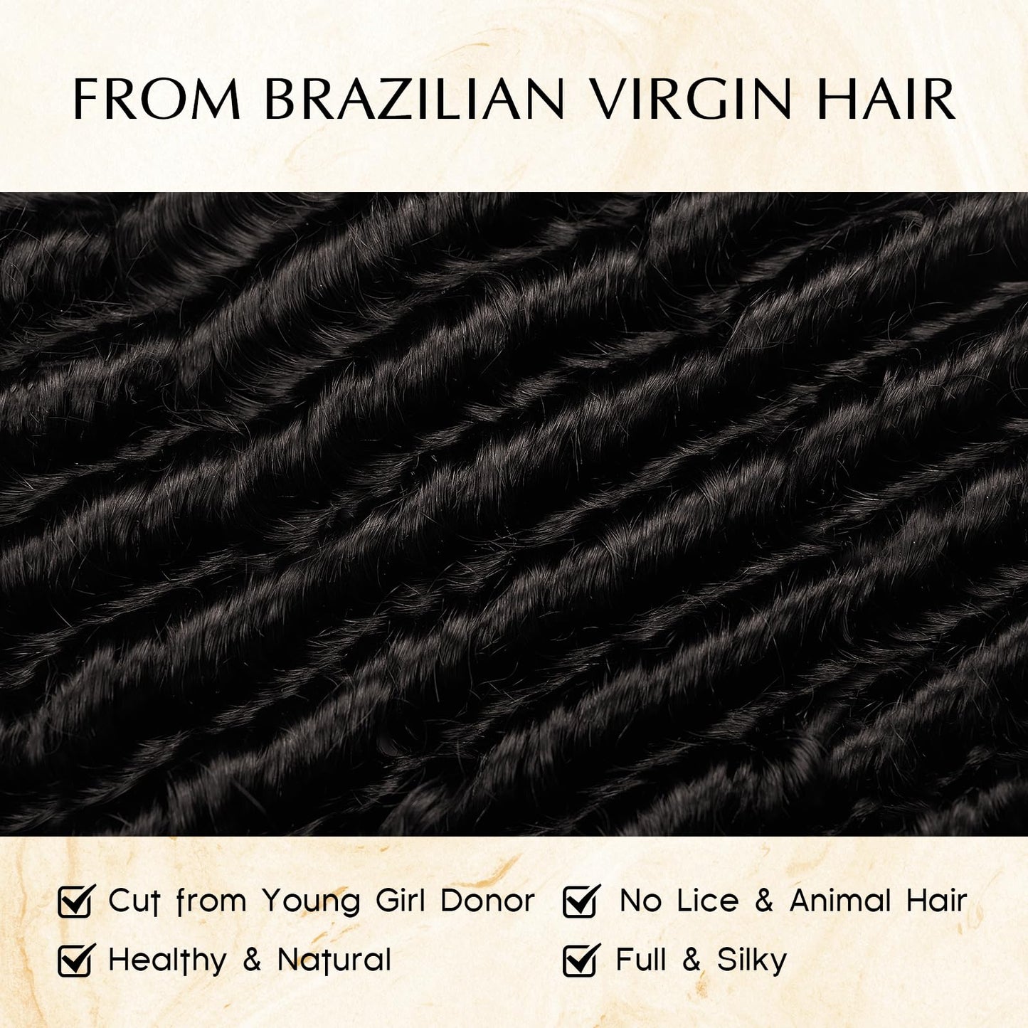 WEQUEEN Human Hair Bundles Deep Wave 16A Brazilian Virgin Hair 16 18 20 Inch, Wet And Wavy Bundles, Flip Over Quick Weave 3 Bundles for Women
