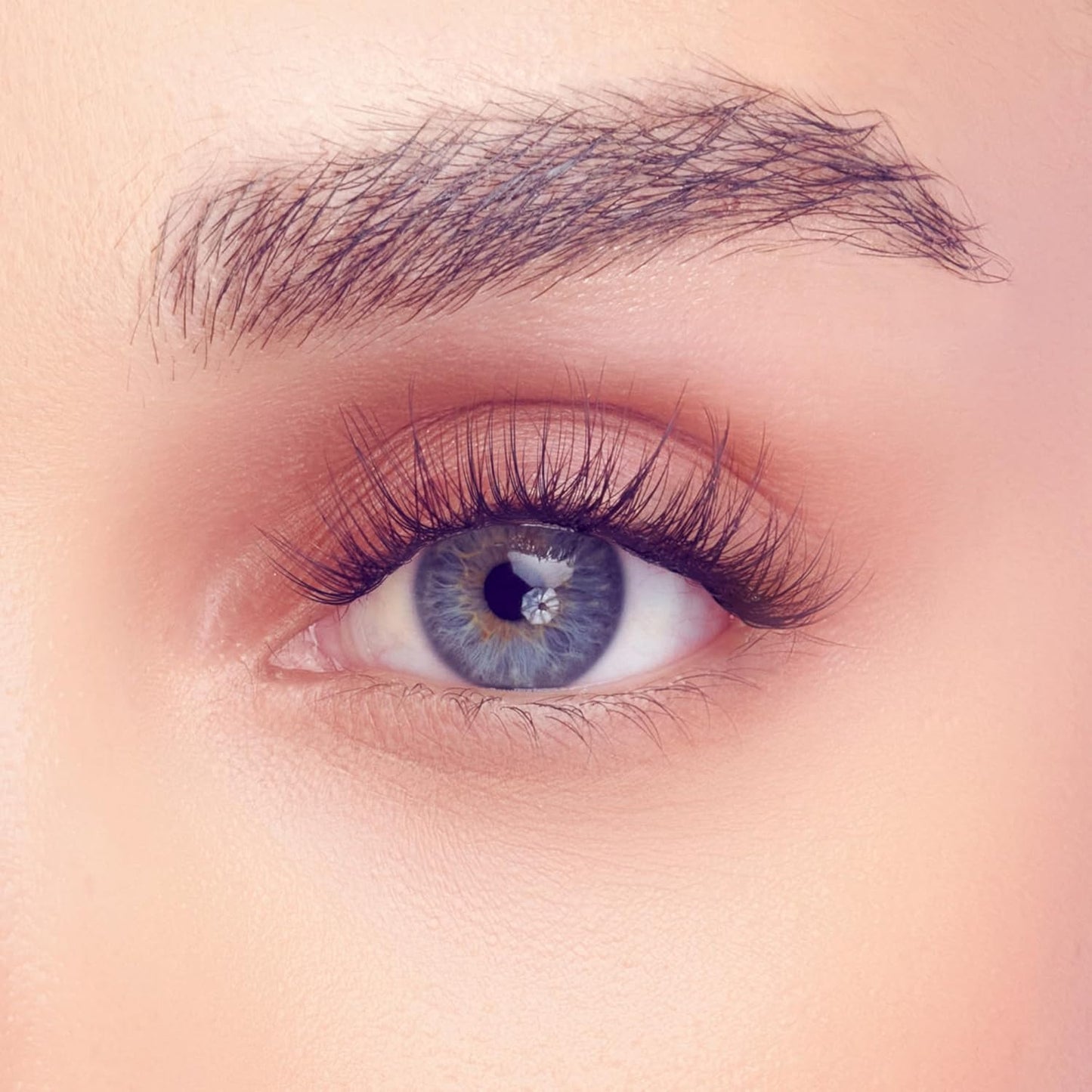Falscara Lash Extension Kit - Delicate Fluffy Individual Lash Clusters | 18 Stackable, Light Volume, 8mm-12mm Length
