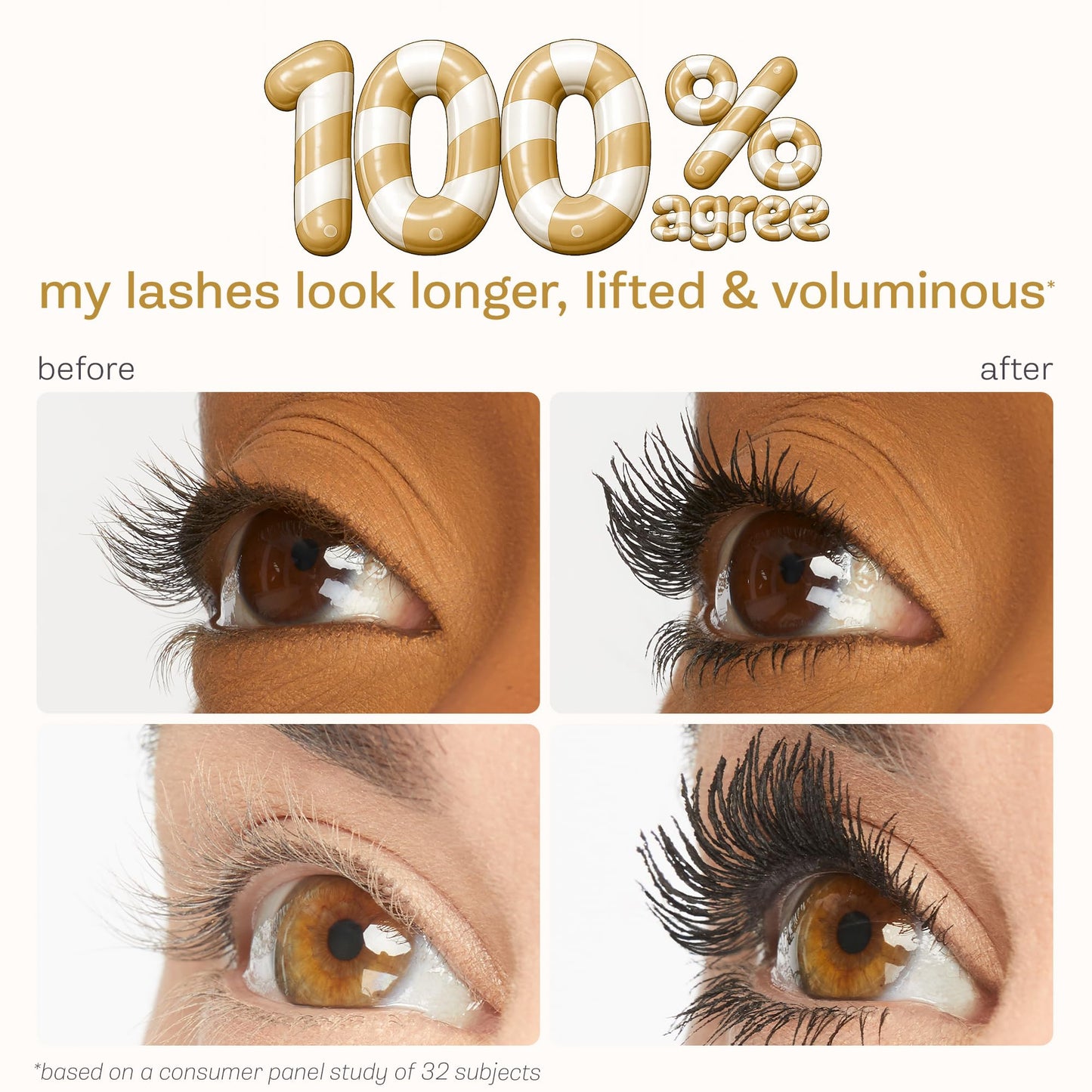 tarte tartelette XL tubing mascara – Lash Extensions in a Tube with Peptide, Extra-Bold Buildable Length & Volume, Smudge-Proof Longwear, Easy-to-Remove, Vegan & Cruelty-Free, travel size, black