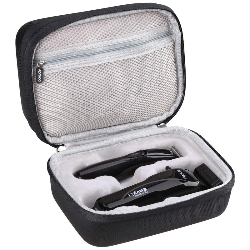 Aproca Case Compatible with Andis 75020 Professional Cordless Fade Combo Envy Li Clipper & Slimline Li Trimmer, Portable Storage Bag for Accessories (Case Only)