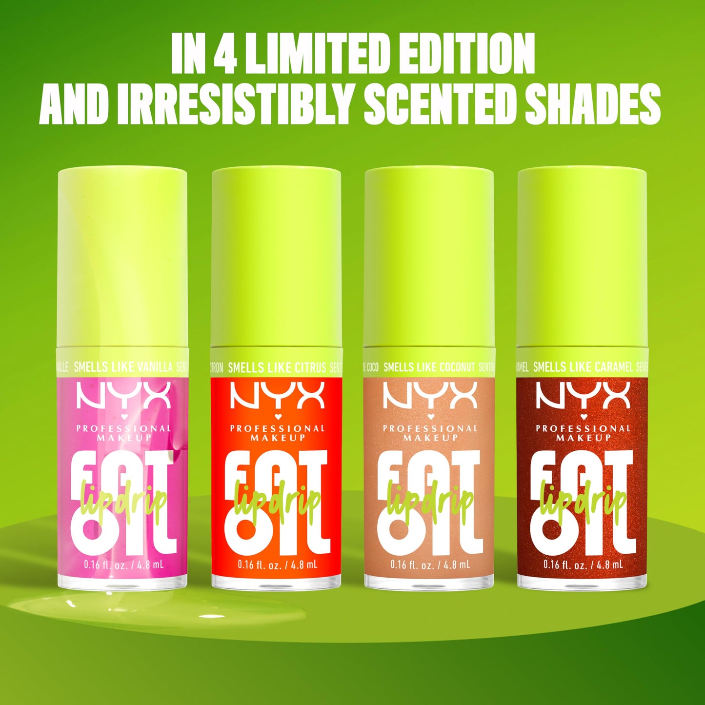NYX PROFESSIONAL MAKEUP Fat Oil Lip Drip, Moisturizing Lip Oil Gloss, Tinted Formula & Up to 12 HR Hydration, Vegan & Cruelty-Free - Suga Baddie (Sheer Pink)