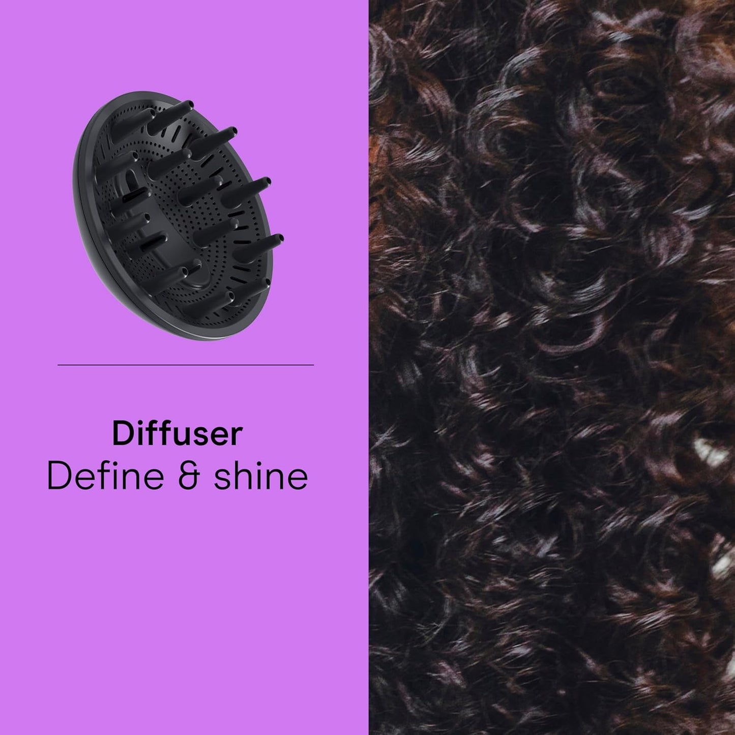 Infiniti PRO CONAIR DigitalAIRE Hair Dryer - Ionic All-in-One Styling Wand with 4 Attachments | Dark Blue