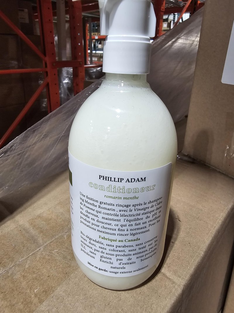 Phillip Adam Rosemary Mint Conditioner for All Hair Types - Hydrating and Plant Based - 12 Ounce