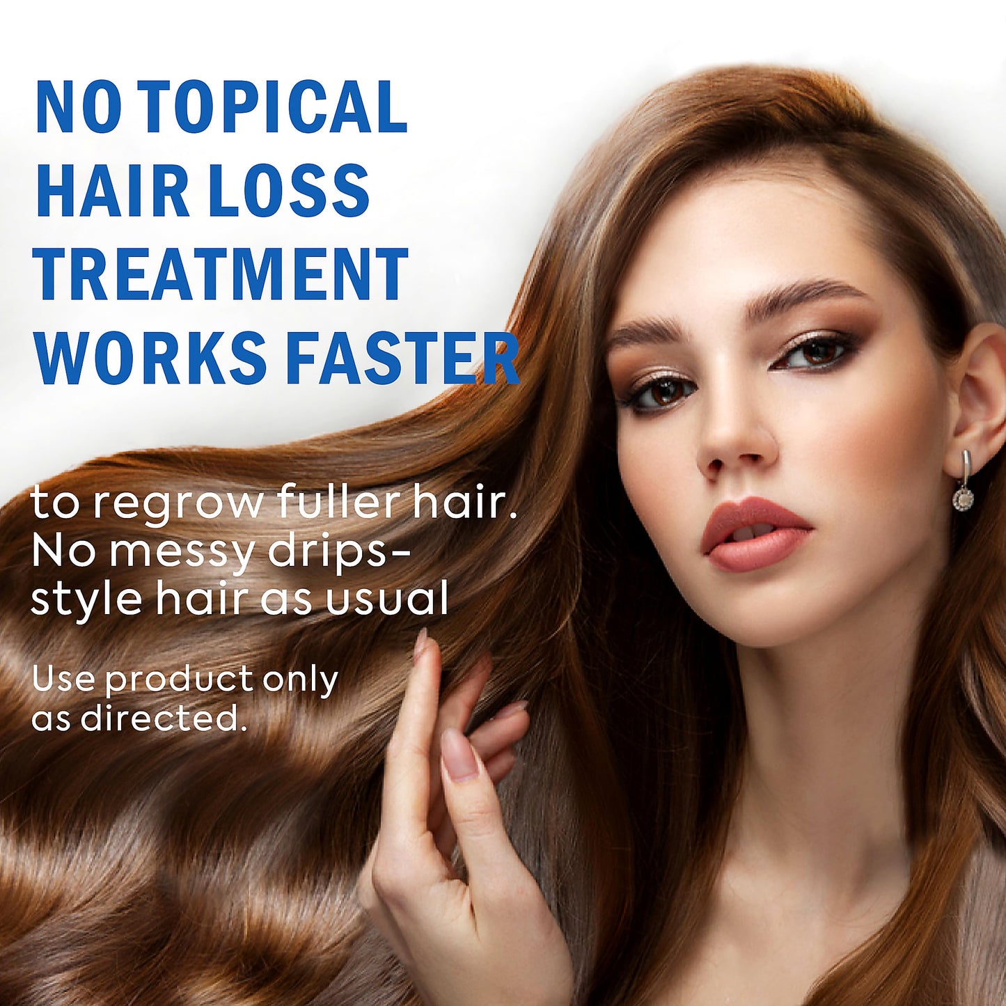 Minoxidil for Men and Women Hair Growth: 5% Minoxidil Topical Spray Hair Regrowth Treatment Stop Hair Thinning and Hair Loss For Stronger Thicker Longer Hair 60ml 2 Pack