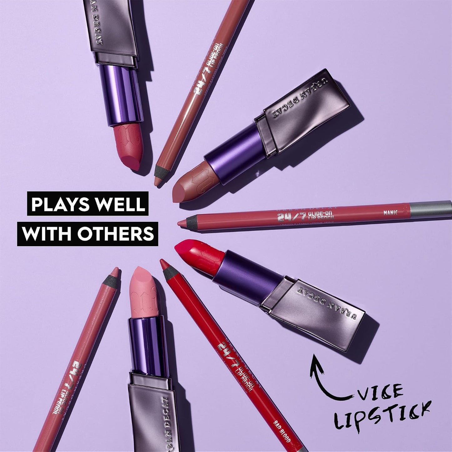 Urban Decay 24/7 Glide-On Waterproof Lip Pencil - Smudge-Proof, Longwearing Lip Liner with Vitamin E | 0.04 oz