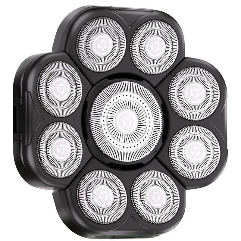 Universal Replacement Heads for Blade,Replacement Blades Compatible with Most Major Head Shaver Brands, Easy-to-Install Electric Razor Shaver Heads for Bald Men. (9 Black)