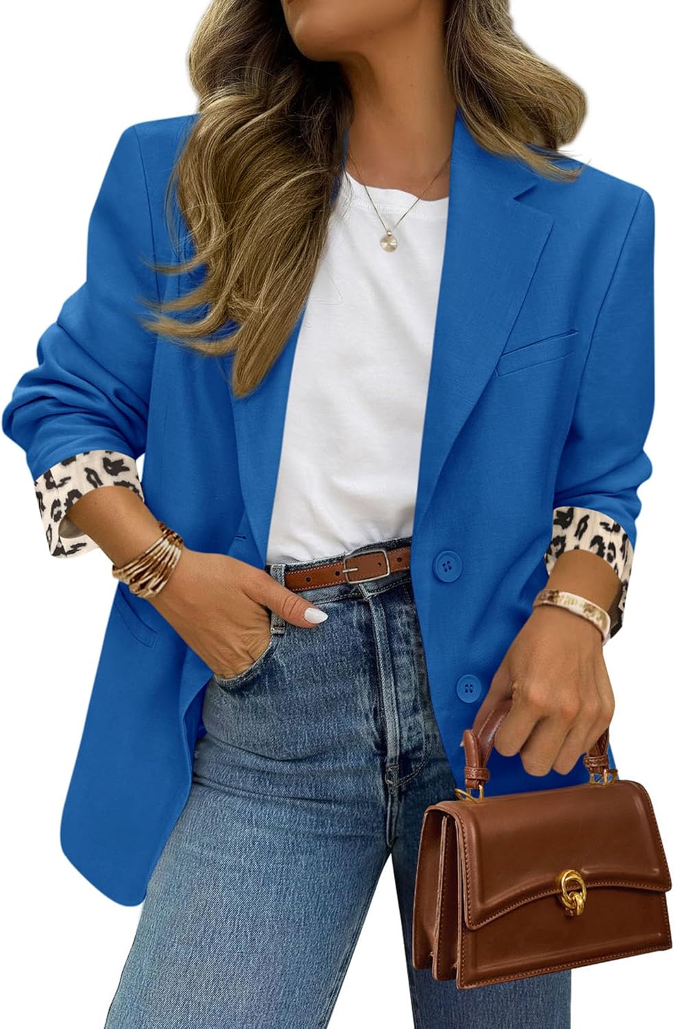 PrettyGarden Blazers for Women - Business Casual Long Sleeve Suit Jacket with Pockets | Stylish Work Blazer
