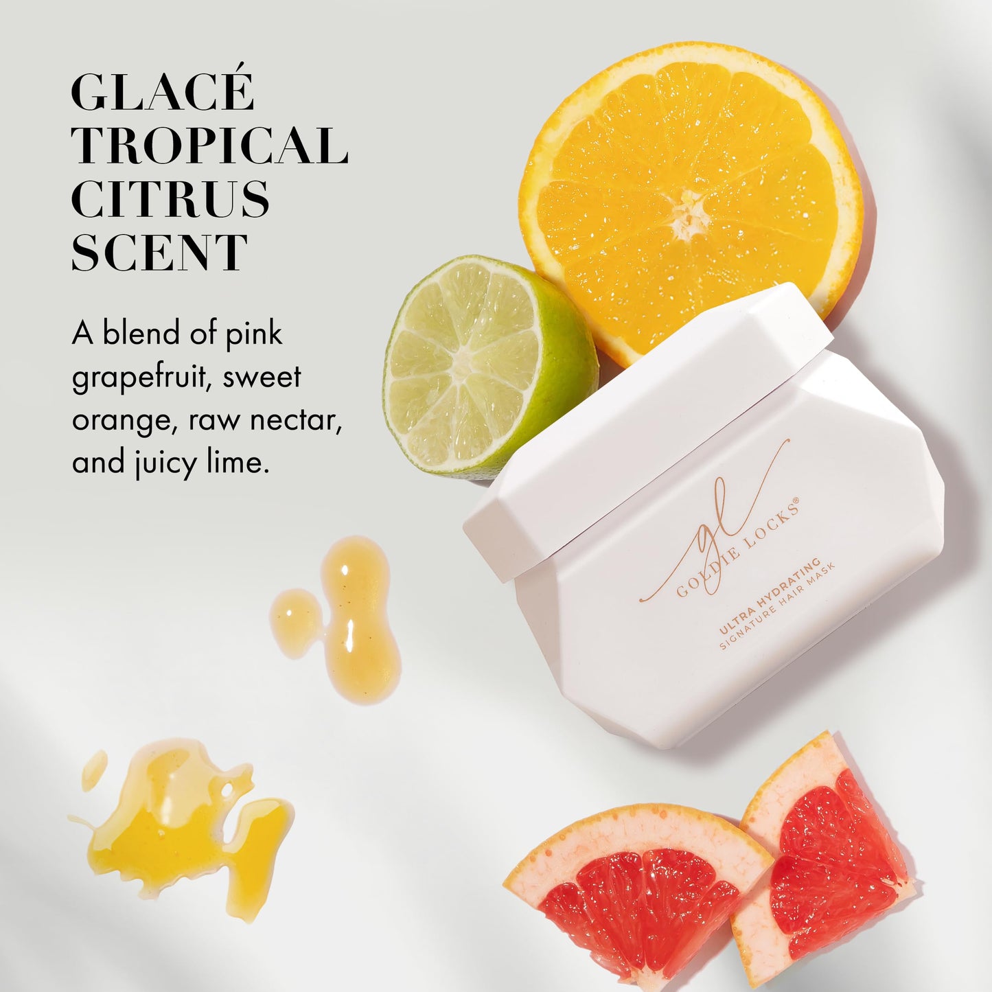Goldie Locks Ultra Hydrating Hair Mask - Frizz Control and Deep Moisture Treatment - Adds Shine and Smoothness - Safe for Extensions & Color-Treated Hair - Protein-Free - 6.8 fl oz(Packaging May Vary)