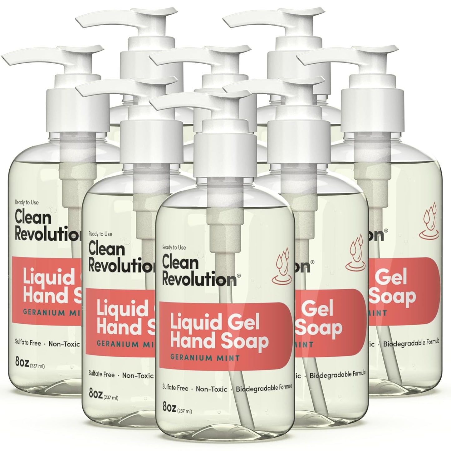 Liquid Gel Hand Soap - Natural Lavender Essential Oils | Silky Rich, Quick Lather, 128 Fl Oz
