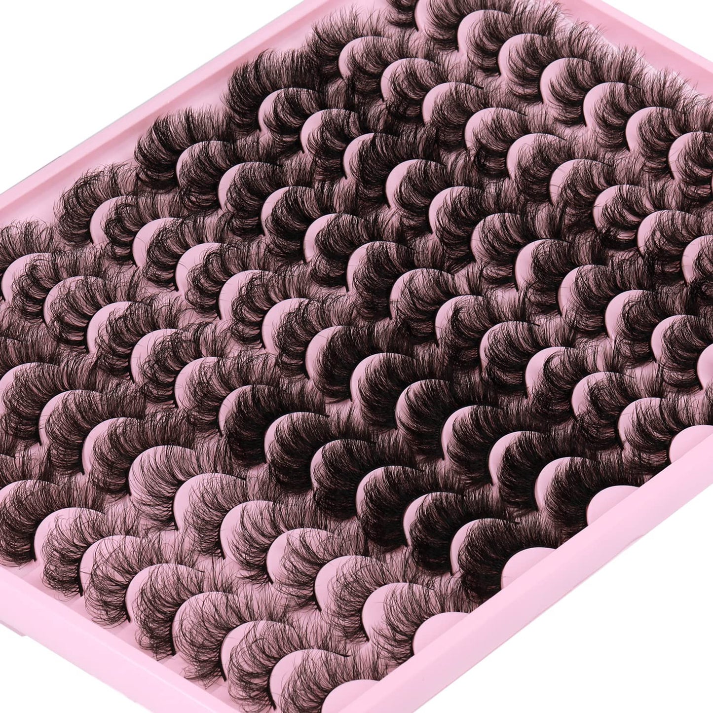 Mink Lashes - 48 Pairs Dramatic 10D Faux Mink Eyelashes | Soft & Thick Styles Mix