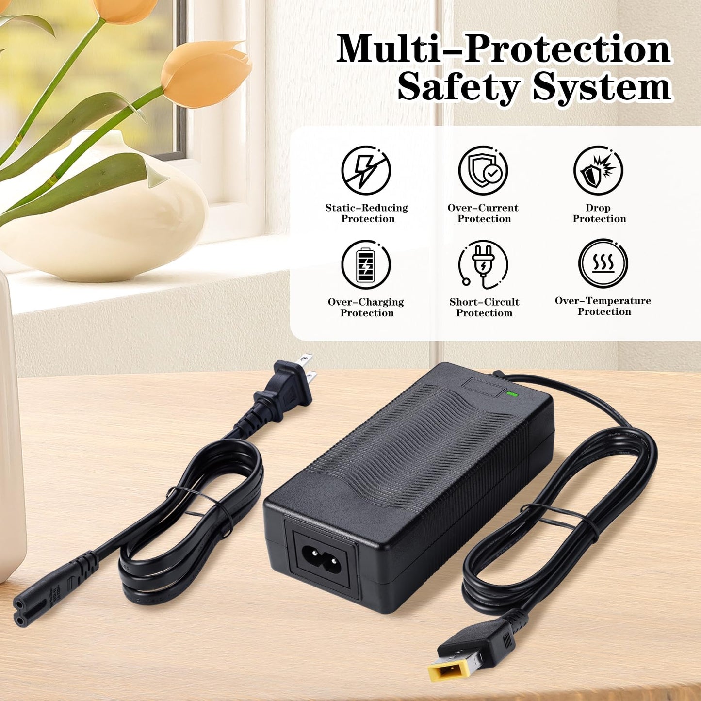 for Unagi Scooter Charger - Replacement for Unagi One E350 E500 Scooter (33.6V 2A)