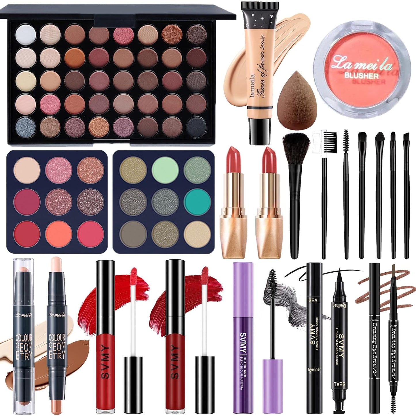 Makeup Set for Women | Complete Beginner Makeup Kit with Eyeshadow Palette & Essential Tools