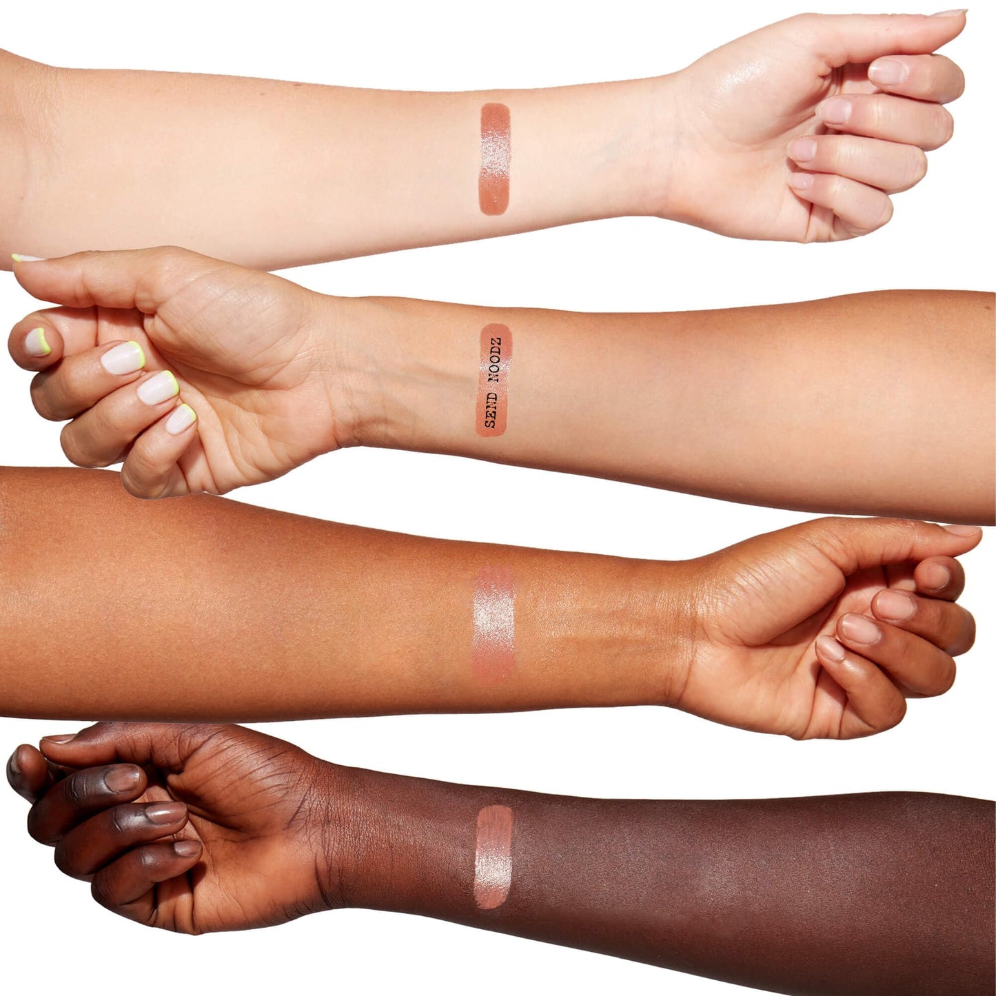 Nudestix Gel Color Lip + Cheek Balm – 2-in-1 Tinted Lip Balm & Gel Blush Stick with Glossy Shine | Hydrating, Preservative-Free, Clean Formula for All Skin Tones, Shade: Send Noodz