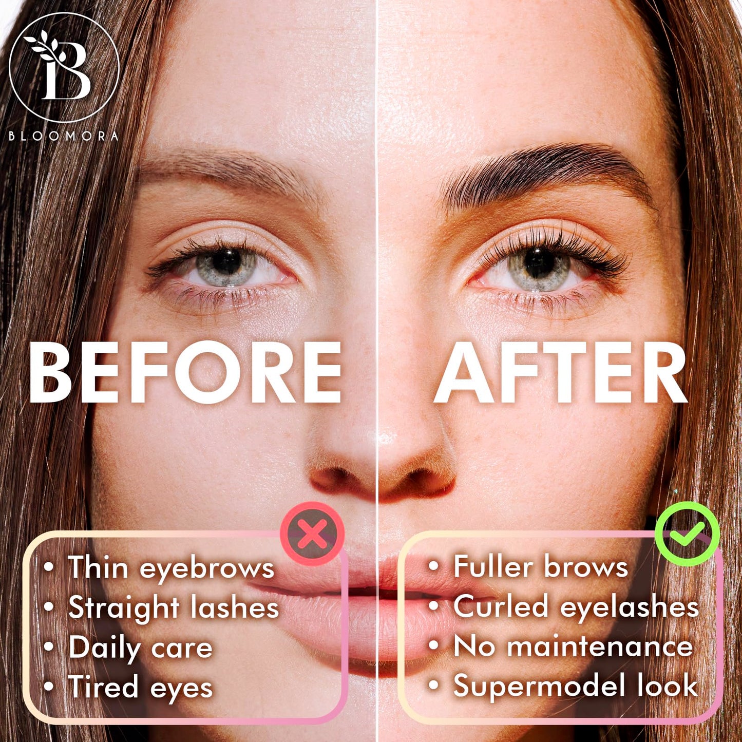 Lash Lift Kit & Eyebrow Lamination Kit, 2-in-1 Solution, At-Home Brow Lamination, Beginner/Professional, Eyelash Lift, Lasts 6-8 Weeks, 15 Applications, DIY Brow & Lash Perm - BLK3